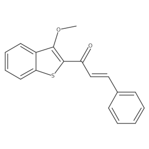 1-(3-Methoxybenzo[b]thien-2-yl)-3-phenyl-2-propen-1-one Structure