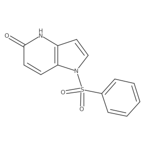 5h-Pyrrolo[3,2-b]pyridin-5-one,1,4-dihydro-1-(phenylsulfonyl)-结构式