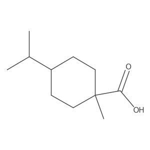 4-Isopropyl-1-methylcyclohexylcarboxylic acid结构式