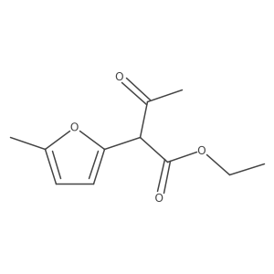 Ethyl 2-(5-methylfuran-2-yl)-3-oxobutanoate Structure
