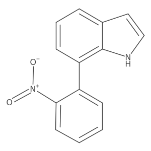 1h-Indole,7-(2-nitrophenyl)- Structure