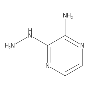 2-Pyrazinamine, 3-hydrazinyl-结构式