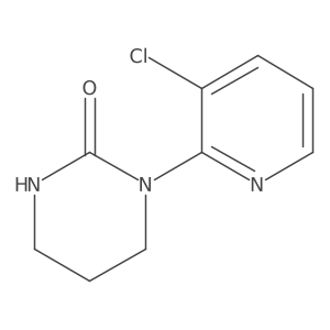 1-(3-Chloro-2-pyridinyl)tetrahydro-2(1H)-pyrimidinone Structure