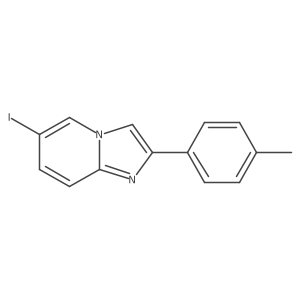 6-Iodo-2-(4-methylphenyl)imidazo[1,2-a]pyridine结构式