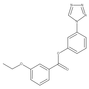 3-(1H-tetrazol-1-yl)phenyl 3-ethoxybenzoate Structure
