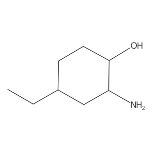 2-Amino-4-ethylcyclohexan-1-ol结构式