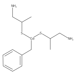 2,2'-((Methylphenylgermylene)dithio)bis(1-propylamine) Structure