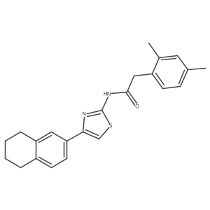 2-(2,4-dimethylphenyl)-N-(4-(5,6,7,8-tetrahydronaphthalen-2-yl)thiazol-2-yl)acetamide Structure
