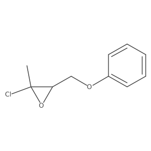 Oxirane, 2-chloro-2-methyl-3-(phenoxymethyl)- Structure
