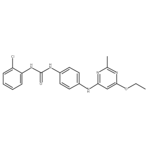 1-(2-Chlorophenyl)-3-(4-((6-ethoxy-2-methylpyrimidin-4-yl)amino)phenyl)urea Structure