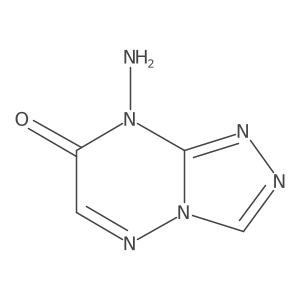 8-Amino-1,2,4-triazolo[4,3-b][1,2,4]triazin-7(8H)-one Structure