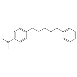 N-[[4-(Dimethylamino)phenyl]methyl]benzenepropanamine结构式