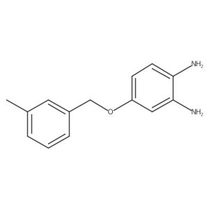4-[(3-Methylphenyl)methoxy]benzene-1,2-diamine Structure