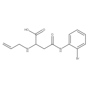 2-(Allylamino)-4-((2-bromophenyl)amino)-4-oxobutanoic acid结构式