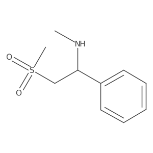 N-Methyl-I+/--[(methylsulfonyl)methyl]benzenemethanamine结构式
