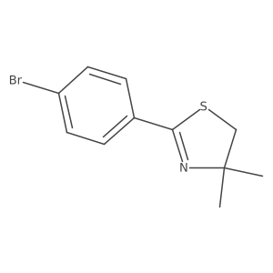 2-(4-bromophenyl)-4,4-dimethyl-5H-1,3-thiazole Structure