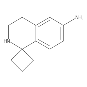 3',4'-Dihydro-2'h-spiro[cyclobutane-1,1'-isoquinolin]-6'-amine结构式