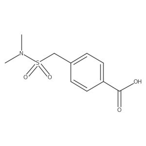 4-[(Dimethylsulfamoyl)methyl]benzoic acid Structure