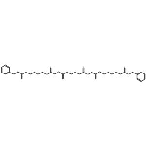 Bis(2-((6-(benzyloxy)-6-oxohexyl)oxy)-2-oxoethyl) adipate结构式