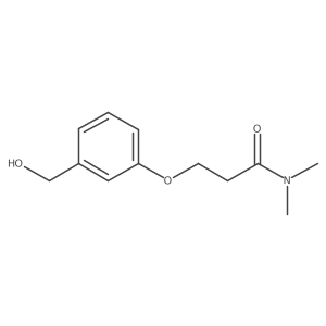 3-[3-(hydroxymethyl)phenoxy]-N,N-dimethylpropanamide Structure