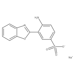 Sodium 4-amino-3-(1,3-benzoxazol-2-yl)benzene-1-sulfonate Structure