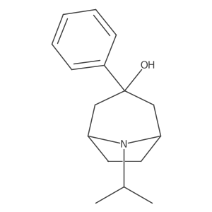 3-Phenyl-8-(propan-2-yl)-8-azabicyclo[3.2.1]octan-3-ol Structure