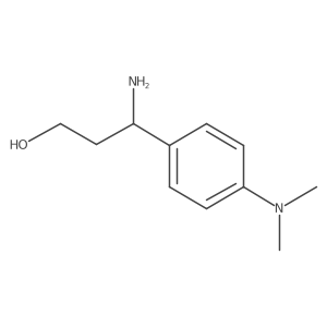 (3R)-3-amino-3-[4-(dimethylamino)phenyl]propan-1-ol Structure