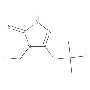 4-Ethyl-5-neopentyl-4H-1,2,4-triazole-3-thiol Structure