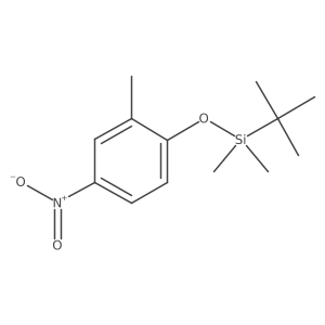 Tert-butyldimethyl(2-methyl-4-nitrophenoxy)silane Structure