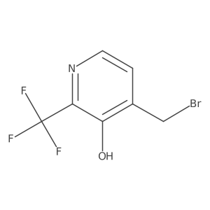 4-Bromomethyl-3-hydroxy-2-(trifluoromethyl)pyridine Structure