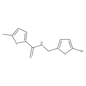 n-((5-Bromothiophen-2-yl)methyl)-5-methylthiophene-2-carboxamide Structure