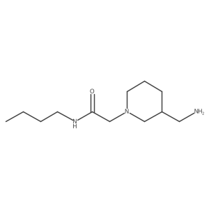 2-[3-(aminomethyl)piperidin-1-yl]-N-butylacetamide Structure