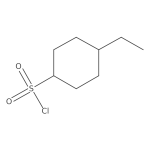 4-Ethylcyclohexane-1-sulfonyl chloride Structure