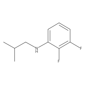 2,3-difluoro-N-(2-methylpropyl)aniline结构式