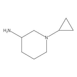 1-Cyclopropylpiperidin-3-amine Structure