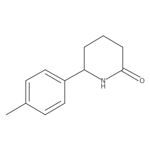 6-(4-Methylphenyl)piperidin-2-one Structure