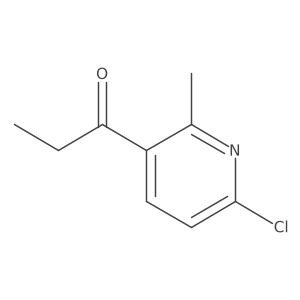 1-(6-Chloro-2-methylpyridin-3-yl)propan-1-one Structure