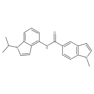 1-methyl-N-[1-(propan-2-yl)-1H-indol-4-yl]-1H-indole-5-carboxamide Structure