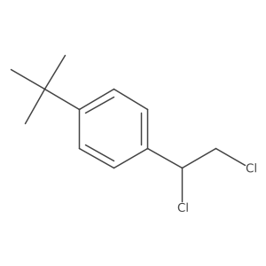1-Tert-butyl-4-(1,2-dichloroethyl)benzene结构式