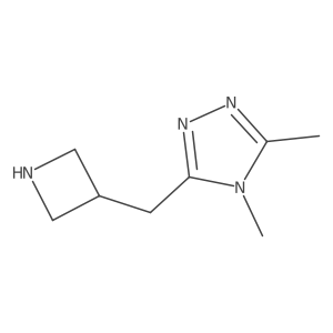 3-[(azetidin-3-yl)methyl]-4,5-dimethyl-4H-1,2,4-triazole Structure