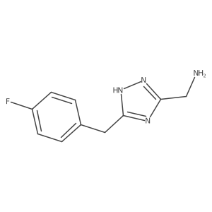 (5-(4-Fluorobenzyl)-4h-1,2,4-triazol-3-yl)methanamine Structure