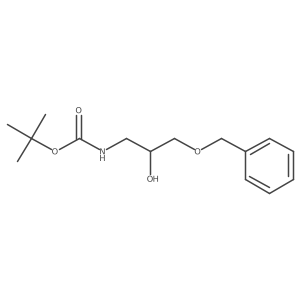 3-(Boc-amino)-1-(benzyloxy)-2-propanol结构式