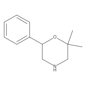 (S)-2,2-Dimethyl-6-phenylmorpholine Structure