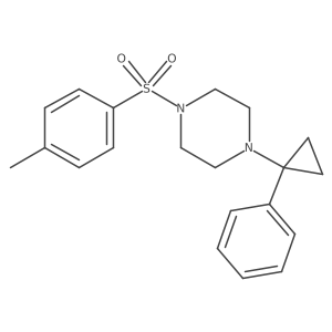 1-(1-Phenylcyclopropyl)-4-tosylpiperazine结构式