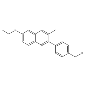 (4-(6-Ethoxy-3-methylquinolin-2-yl)phenyl)methanol Structure