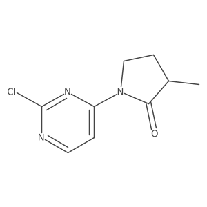 1-(2-Chloro-4-pyrimidinyl)-3-methyl-2-pyrrolidinone Structure