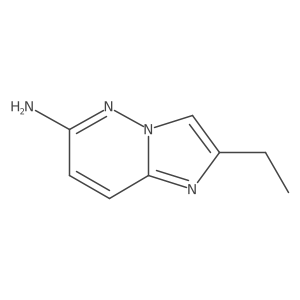 2-Ethylimidazo[1,2-b]pyridazin-6-amine结构式