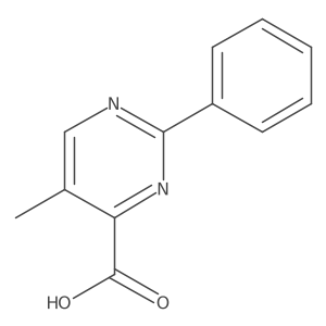 5-Methyl-2-phenylpyrimidine-4-carboxylic acid Structure
