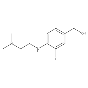[4-[2-(Dimethylamino)ethylamino]-3-fluorophenyl]methanol Structure