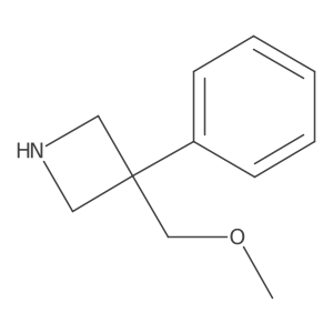 3-(Methoxymethyl)-3-phenylazetidine结构式